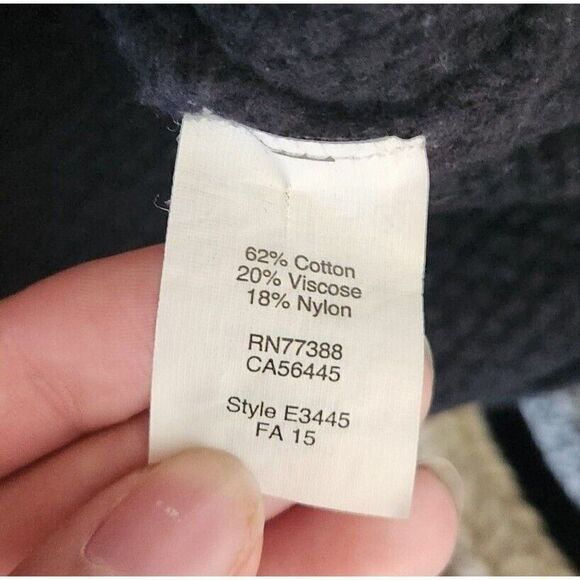 Madewell Black Feature Pullover Knit Crew Neck Sweater Women's Size Small - Picture 11 of 11